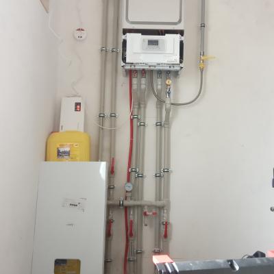Монтаж газового одноконтурного котла 